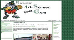 Desktop Screenshot of 4thstreetgym.com