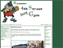 Tablet Screenshot of 4thstreetgym.com